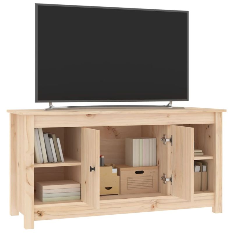 Casa si Gradina - Mobilier - Comode si corpuri - Comode - Comoda TV, 103x36,5x52 cm, lemn masiv de pin - Infinity.ro