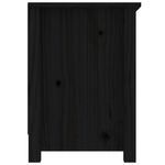 Casa si Gradina - Mobilier - Comode si corpuri - Comode - Comoda TV, negru, 103x36,5x52 cm, lemn masiv de pin - Infinity.ro