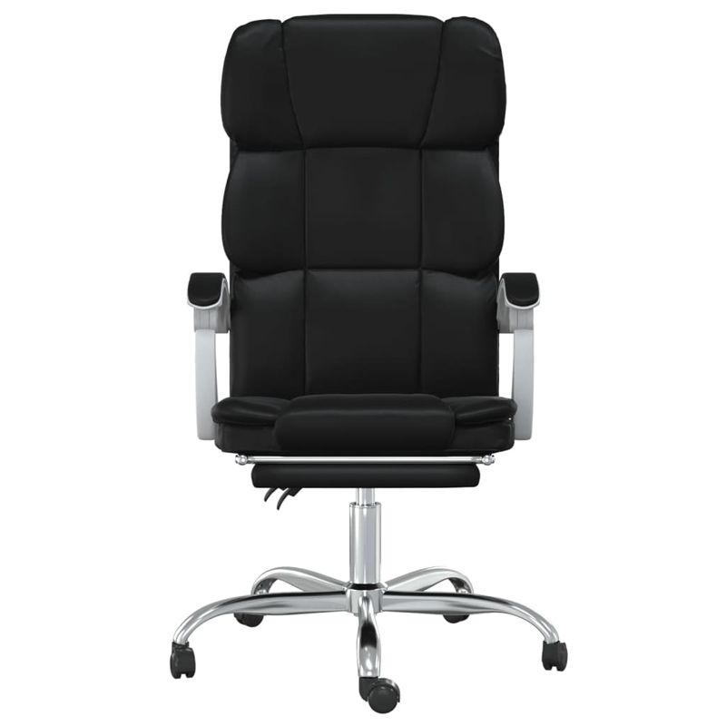 Casa si Gradina - Mobilier - Scaune si fotolii - Scaune - Scaun de birou rabatabil, negru, piele ecologica - Infinity.ro