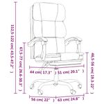 Casa si Gradina - Mobilier - Scaune si fotolii - Scaune - Scaun de birou rabatabil, gri, piele ecologica - Infinity.ro