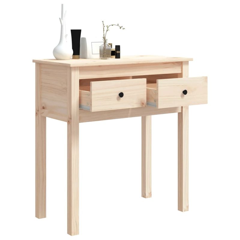 Casa si Gradina - Mobilier - Comode si corpuri - Console - Masa consola, 70x35x75 cm, lemn masiv de pin - Infinity.ro