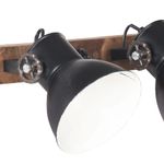 Casa si Gradina - Corpuri si surse de iluminat - Plafoniere, aplice si spoturi - Lampa de perete industriala, negru, 90 x 25 cm, E27 - Infinity.ro