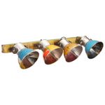 Casa si Gradina - Corpuri si surse de iluminat - Plafoniere, aplice si spoturi - Lampa de perete industriala, multicolor, 90x25 cm E27 - Infinity.ro