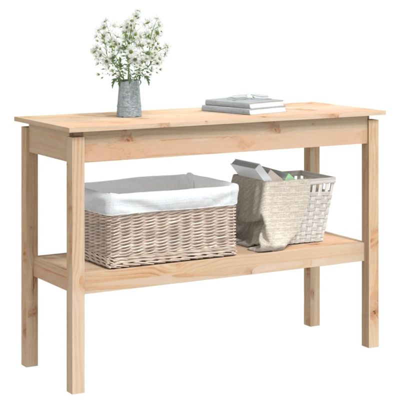 Casa si Gradina - Mobilier - Comode si corpuri - Console - Masa consola, 110x40x75 cm, lemn masiv de pin - Infinity.ro