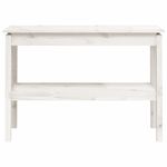 Casa si Gradina - Mobilier - Comode si corpuri - Console - Masa consola, alb, 110x40x75 cm, lemn masiv de pin - Infinity.ro