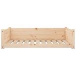 Petshop - Accesorii petshop - Culcusuri si custi - Culcusuri si saltele - Pat pentru caini, 95,5x65,5x28 cm, lemn masiv de pin - Infinity.ro
