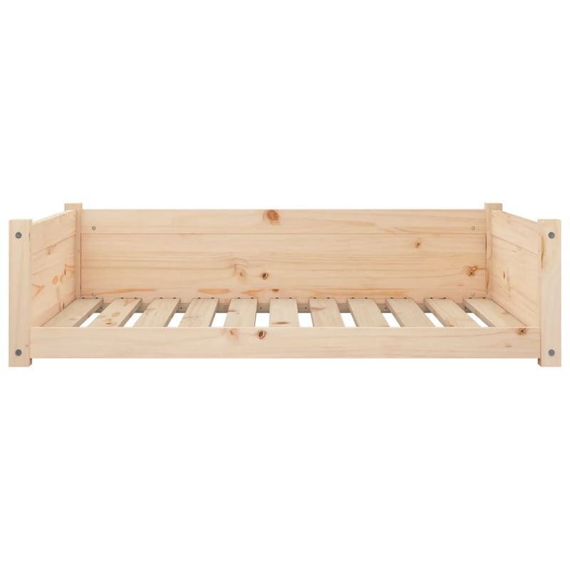 Petshop - Accesorii petshop - Culcusuri si custi - Culcusuri si saltele - Pat pentru caini, 95,5x65,5x28 cm, lemn masiv de pin - Infinity.ro