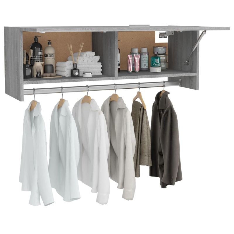 Casa si Gradina - Mobilier - Dulapuri si sifoniere - Sifoniere - Sifonier, gri sonoma, 100x32,5x35 cm, lemn prelucrat - Infinity.ro
