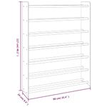 Casa si Gradina - Mobilier - Organizare si depozitare - Organizator incaltaminte - Pantofar, gri, 90x24x117 cm, lemn compozit - Infinity.ro