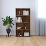 Casa si Gradina - Mobilier - Biblioteci si rafturi - Biblioteci - Biblioteca/Servanta, stejar maro, 66x30x130 cm, lemn prelucrat - Infinity.ro