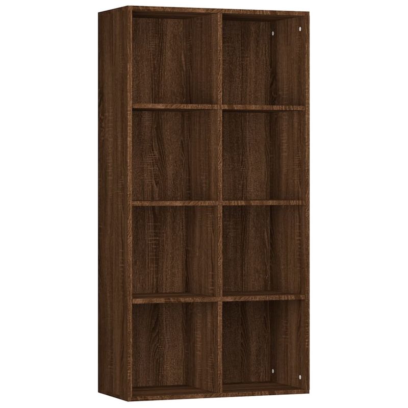 Casa si Gradina - Mobilier - Biblioteci si rafturi - Biblioteci - Biblioteca/Servanta, stejar maro, 66x30x130 cm, lemn prelucrat - Infinity.ro