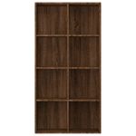 Casa si Gradina - Mobilier - Biblioteci si rafturi - Biblioteci - Biblioteca/Servanta, stejar maro, 66x30x130 cm, lemn prelucrat - Infinity.ro