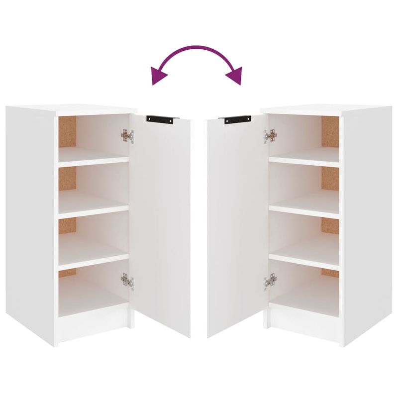 Casa si Gradina - Mobilier - Organizare si depozitare - Organizator incaltaminte - Pantofar, alb, 30x35x70 cm, lemn compozit - Infinity.ro