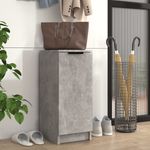 Casa si Gradina - Mobilier - Organizare si depozitare - Organizator incaltaminte - Pantofar, gri beton, 30x35x70 cm, lemn compozit - Infinity.ro