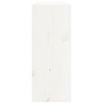 Casa si Gradina - Mobilier - Dulapuri si sifoniere - Dulapuri - Dulap de vinuri, alb, 62x25x62 cm, lemn masiv de pin, model cu 4 găuri - Infinity.ro