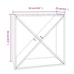 Casa si Gradina - Mobilier - Dulapuri si sifoniere - Dulapuri - Dulap de vinuri, alb, 62x25x62 cm, lemn masiv de pin, model cu 4 găuri - Infinity.ro