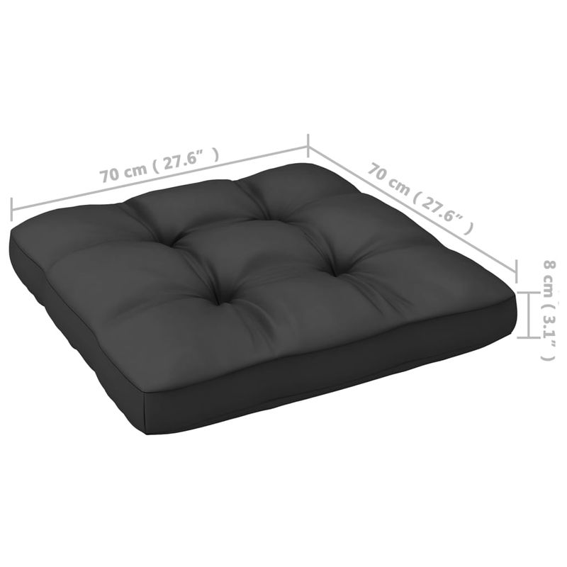 Casa si Gradina - Gradina si terasa - Mobilier exterior - Seturi mobila gradina - Set mobilier de gradina cu perne, 7 piese, lemn masiv de pin - Infinity.ro