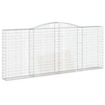 Casa si Gradina - Gradina si terasa - Garduri, panouri si accesorii - Cos gabion arcuit, 400x30x160/180 cm, fier galvanizat - Infinity.ro