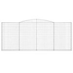 Casa si Gradina - Gradina si terasa - Garduri, panouri si accesorii - Cos gabion arcuit, 400x30x160/180 cm, fier galvanizat - Infinity.ro