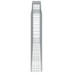 Casa si Gradina - Gradina si terasa - Garduri, panouri si accesorii - Cos gabion arcuit, 400x30x160/180 cm, fier galvanizat - Infinity.ro