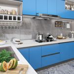 Casa si Gradina - Constructii - Ferestre si accesorii - Accesorii ferestre - Folie de mobilier autoadeziva, azuriu, 500 x 90 cm, PVC - Infinity.ro