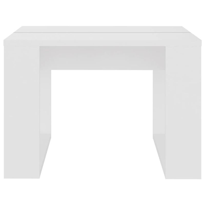 Casa si Gradina - Mobilier - Mese si birouri - Mese living - Masa laterala, alb, 50x50x35 cm, PAL - Infinity.ro