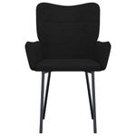 Casa si Gradina - Mobilier - Scaune si fotolii - Scaune - Scaune de bucatarie pivotante, 2 buc., negru, catifea - Infinity.ro