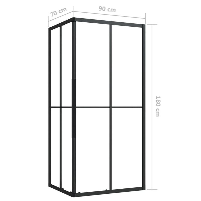 Casa si Gradina - Sanitare - Cazi si cabine de dus - Cabine dus - Cabina de dus, 90x70x180 cm, ESG - Infinity.ro