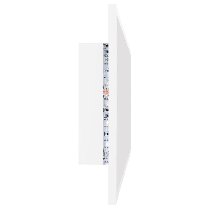 Casa si Gradina - Mobilier - Comode si corpuri - Masute de toaleta - Oglinda de baie cu LED, alb, 90x8,5x37 cm, acril - Infinity.ro