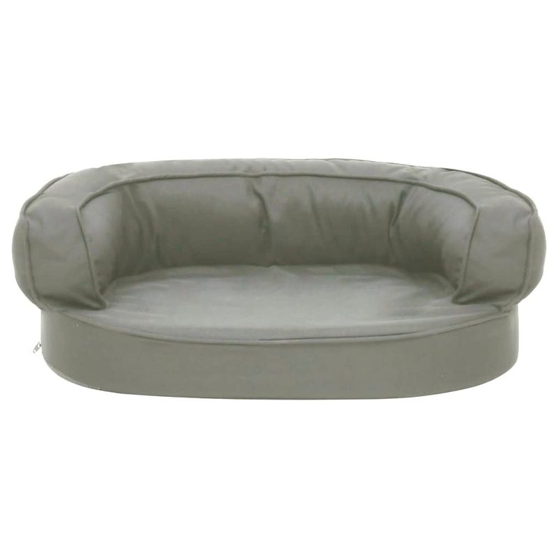 Petshop - Accesorii petshop - Culcusuri si custi - Culcusuri si saltele - Saltea ergonomica pat de caini, 60x42 cm, gri, aspect de in - Infinity.ro
