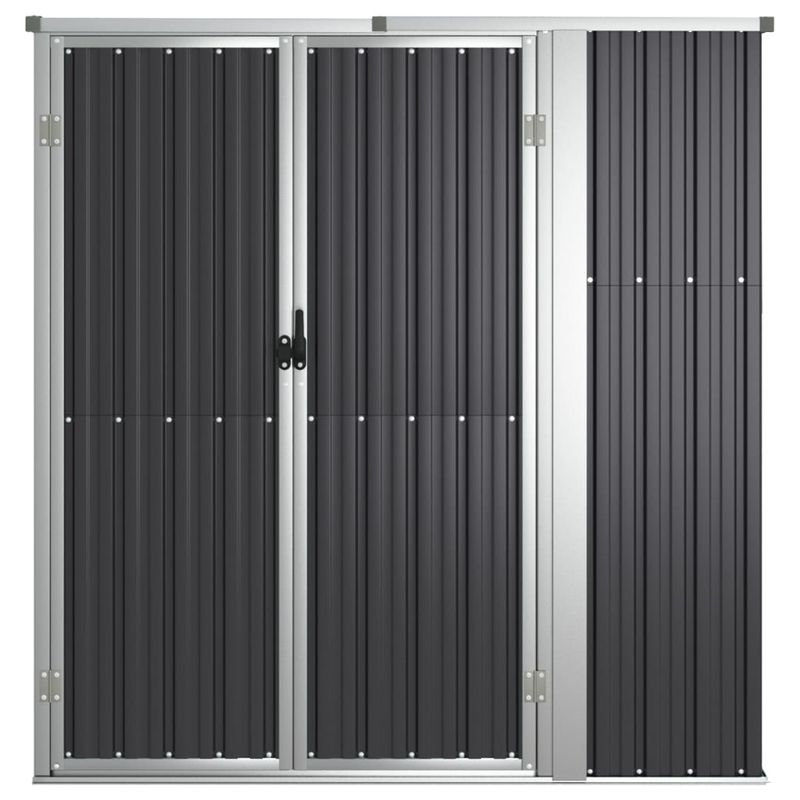 Casa si Gradina - Gradina si terasa - Casute de gradina - Sopron de gradina, antracit, 161x89x161 cm, otel galvanizat - Infinity.ro