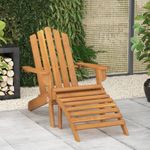 Casa si Gradina - Gradina si terasa - Mobilier exterior - Scaune si sezlonguri gradina - Scaun de gradina Adirondack, lemn masiv acacia - Infinity.ro