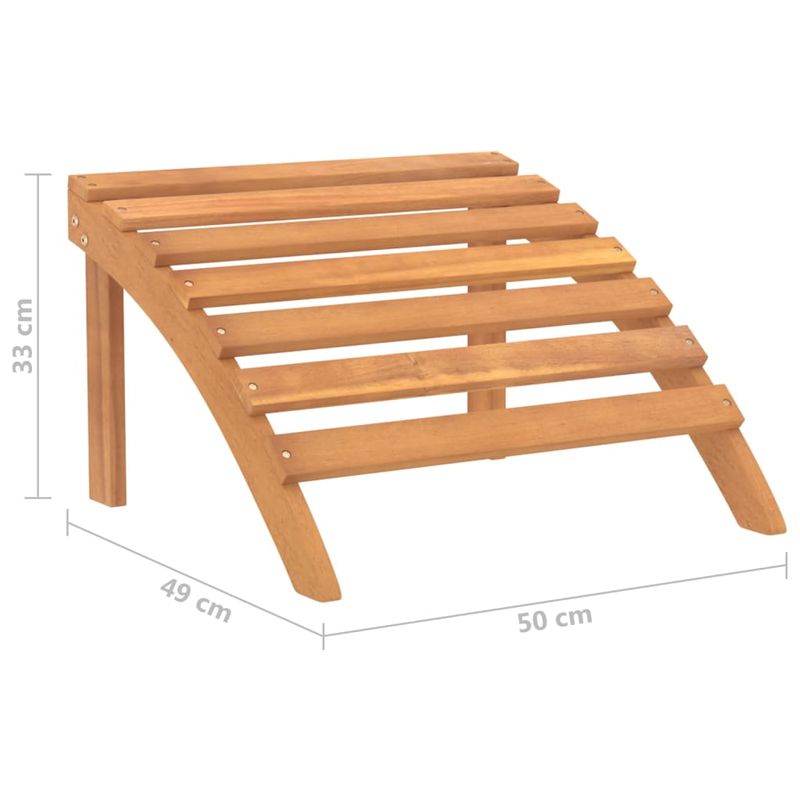 Casa si Gradina - Gradina si terasa - Mobilier exterior - Scaune si sezlonguri gradina - Scaun de gradina Adirondack, lemn masiv acacia - Infinity.ro