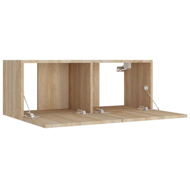 Casa si Gradina - Mobilier - Seturi de mobilier - Seturi living - Set dulap TV, 5 piese, stejar sonoma, lemn prelucrat - Infinity.ro