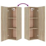 Casa si Gradina - Mobilier - Seturi de mobilier - Seturi living - Set dulap TV, 5 piese, stejar sonoma, lemn prelucrat - Infinity.ro
