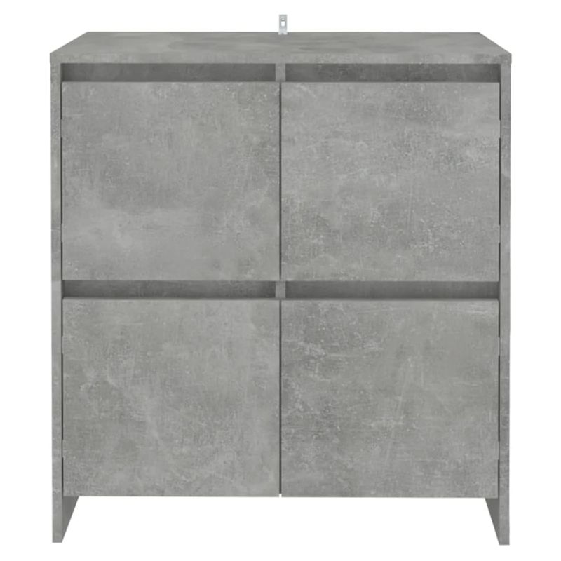 Casa si Gradina - Mobilier - Comode si corpuri - Comode - Servanta, gri beton, 70x41x75 cm, lemn prelucrat - Infinity.ro