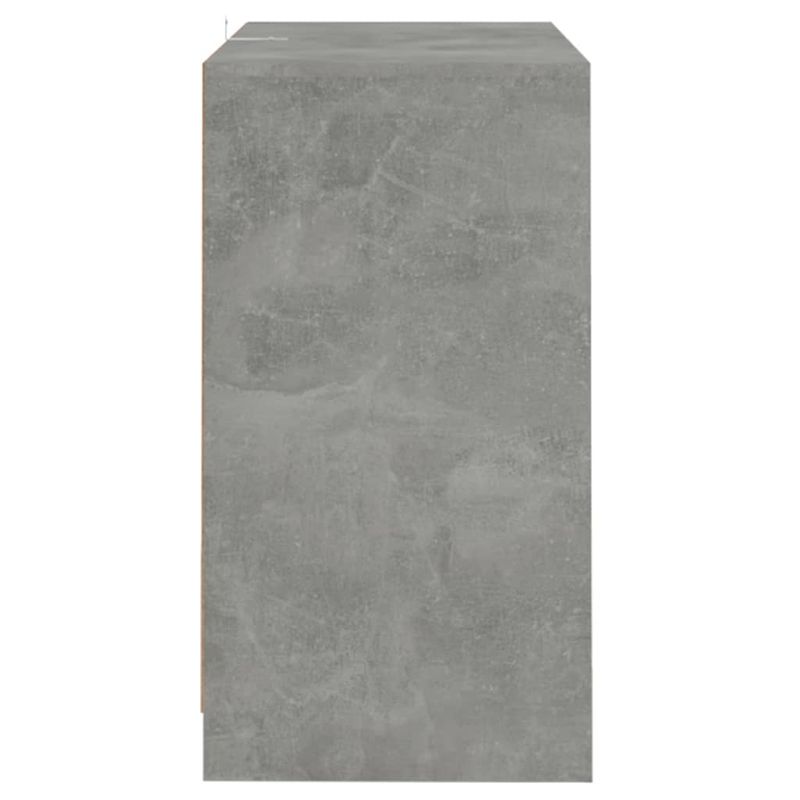 Casa si Gradina - Mobilier - Comode si corpuri - Comode - Servanta, gri beton, 70x41x75 cm, lemn prelucrat - Infinity.ro