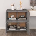 Casa si Gradina - Mobilier - Comode si corpuri - Comode - Servanta, gri beton, 70x41x75 cm, lemn prelucrat - Infinity.ro