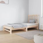 Casa si Gradina - Mobilier - Paturi si accesorii - Paturi - Pat de zi extensibil, 2x(90x190) cm, lemn masiv de pin - Infinity.ro