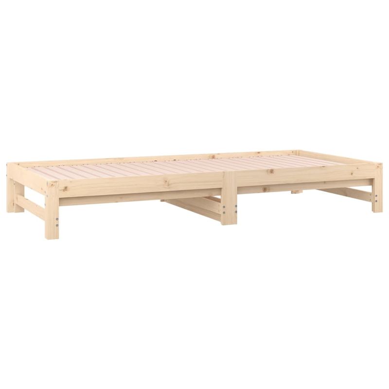 Casa si Gradina - Mobilier - Paturi si accesorii - Paturi - Pat de zi extensibil, 2x(90x190) cm, lemn masiv de pin - Infinity.ro