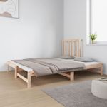 Casa si Gradina - Mobilier - Paturi si accesorii - Paturi - Pat de zi extensibil, 2x(90x190) cm, lemn masiv de pin - Infinity.ro