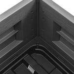 Casa si Gradina - Gradinarit si plante - Plante si ghivece - Ghivece si suporturi - Strat inaltat de gradina, gri piatra, 43x43x35 cm, PP - Infinity.ro