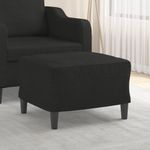 Casa si Gradina - Mobilier - Scaune si fotolii - Tabureti - Taburet, negru, 60x50x41 cm, material textil - Infinity.ro