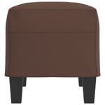 Casa si Gradina - Mobilier - Canapele si coltare - Banchete - Banca, maro, 70x35x41 cm, piele ecologica - Infinity.ro