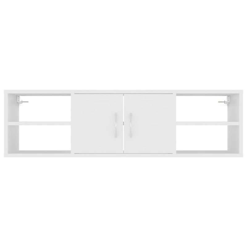 Casa si Gradina - Mobilier - Biblioteci si rafturi - Rafturi - Raft de perete, alb, 102x30x29 cm, PAL - Infinity.ro