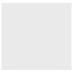 Casa si Gradina - Mobilier - Biblioteci si rafturi - Rafturi - Raft de perete, alb, 102x30x29 cm, PAL - Infinity.ro