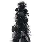 Casa si Gradina - Decoratiuni - Decoratiuni de sezon - Pom de Craciun artificial tip pop-up, negru, 120 cm, PET - Infinity.ro