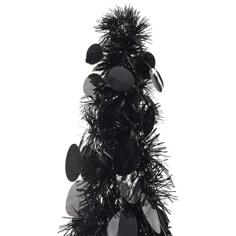 Casa si Gradina - Decoratiuni - Decoratiuni de sezon - Pom de Craciun artificial tip pop-up, negru, 120 cm, PET - Infinity.ro