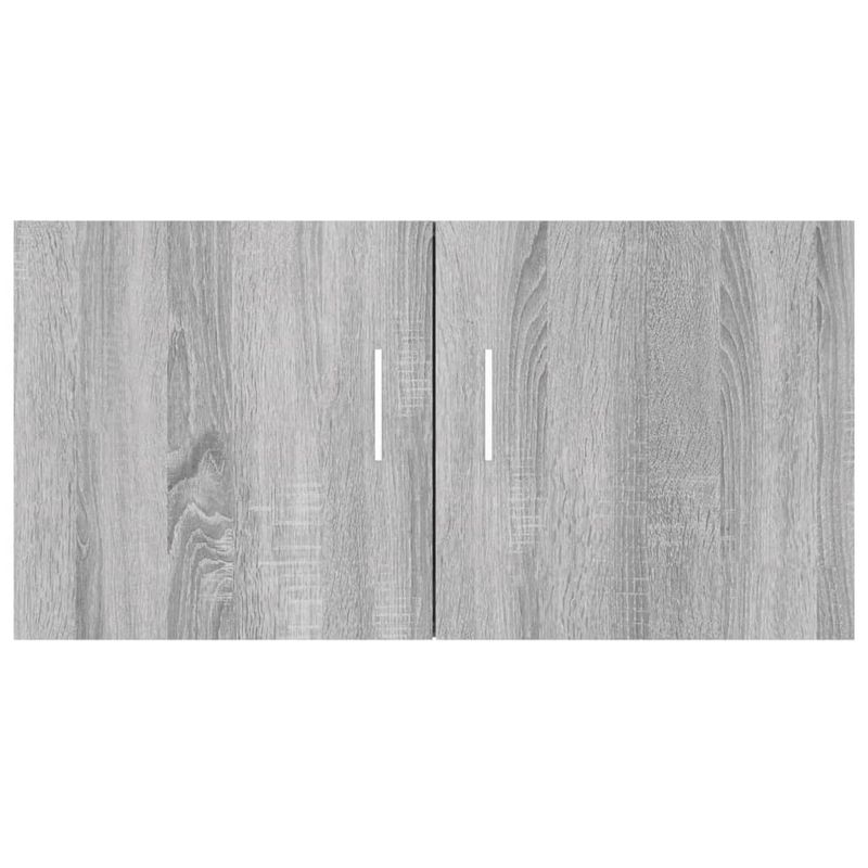 Casa si Gradina - Mobilier - Biblioteci si rafturi - Rafturi - Dulap montat pe perete, gri sonoma, 80x39x40 cm, lemn prelucrat - Infinity.ro