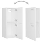 Casa si Gradina - Mobilier - Seturi de mobilier - Seturi baie - Dulap de baie, alb, 30x30x80 cm, PAL - Infinity.ro